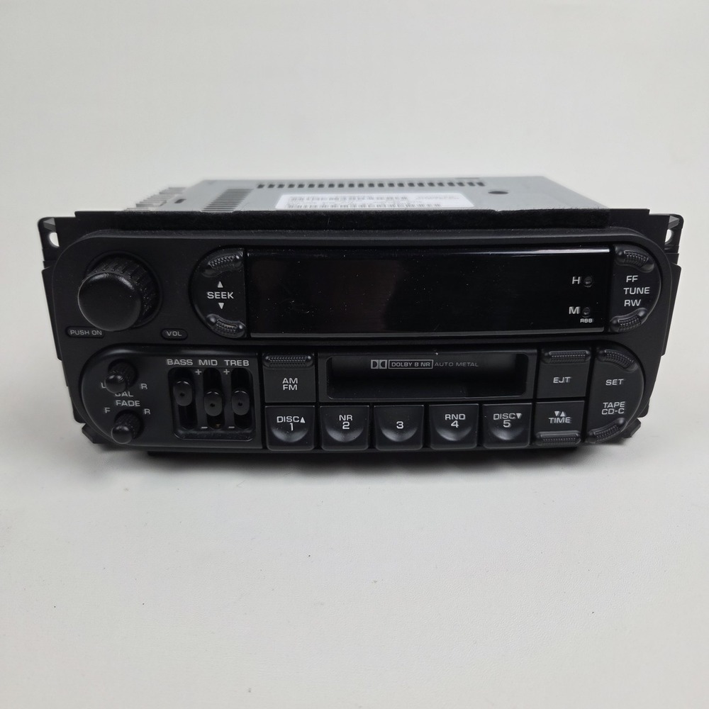 Daimler Chrysler 2001 - 2006 Cassette Player AM FM Radio P56038518AI Untested